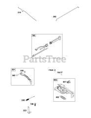 Briggs & Stratton 92J0B-0004-H1 - Briggs & Stratton Vertical Engine Controls Group