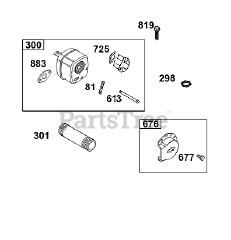 Briggs & Stratton 326431-3521-08 - Briggs & Stratton Horizontal Engine