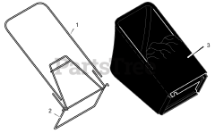 Scotts 20465x8B - Scotts 20" Walk-Behind Mower (1999) Bag Assembly