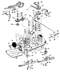 Cub Cadet 804 (138-517-100) - Cub Cadet Rear-Engine Riding Mower (1988)