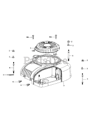 MTD 4P90JHA - MTD Engine 4P90JHA Engine Shroud