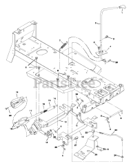 Murray 46379A - Murray 46" Garden Tractor (1997) Mower Housing Suspension