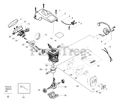 Snapper S 1634 LE - Snapper Chainsaw Engine Assembly