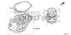 Honda BF250 A XXCA (BBJJ) - Honda Marine Engine, Made in Japan (SN: BBJJ-8000001 - BBJJ-9999999) MOUNT CASE BOLT