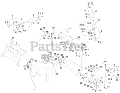 Exmark VTX740EKC604 - Exmark 60" Vantage X-Series Stand-On Mower, Kohler ECV740 (SN: 314000000 - 314999999) (2014)