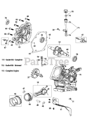 MTD 370-JUA - MTD Engine 370-JUA Crankcase
