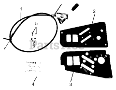 Gravely 592057 - Gravely Choke Throttle Kit for PM34Z