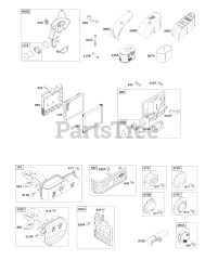 Briggs & Stratton 12Q502-0991-B1 - Briggs & Stratton Vertical Engine