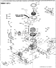 Tecumseh OHV125-203003A - Tecumseh Engine Engine Parts List #1
