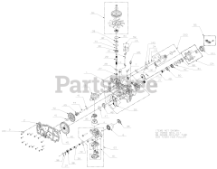 Gravely 915276 (ZTX 48) - Gravely 48" Zero-Turn Mower, 21.5hp Kawasaki FR (SN: 000101 & Above) Transmission, LH - 05291800
