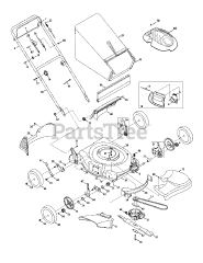 Huskee 12A-46MZ231 - Huskee Walk-Behind Mower (2009) (Tractor Supply)