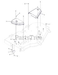 Ariens 915225 - Ariens Ikon-X 52" Zero-Turn Mower, Kawasaki FR, CARB (SN: 035000 - 044999) Belt Covers - 52"