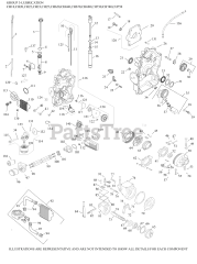 Kohler CH680-3013 - Kohler Command PRO Engine, Made for Toro, 22.5hp, 16.8kW 03 Lubrication