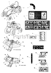Simplicity 2690736 - Simplicity Prestige Garden Tractor, 25hp