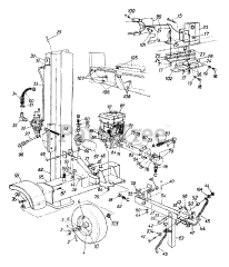 White Outdoor 247D523B190 - White Outdoor Log Boss 22-Ton Log Splitter (1997)