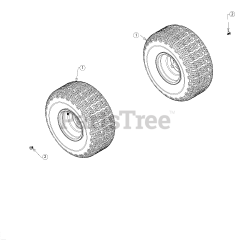 Yard Machines 13BC762F000 - Yard Machines Lawn Tractor (2017) Wheels-Rear