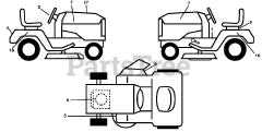 Poulan Pro PB 18VA46 (960420154-00) - Poulan Pro Lawn Tractor (2013-09) DECALS