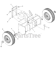 Ariens 917030 - Ariens 22-Ton Log Splitter, 174cc Subaru (SN: 000101 - 011999)