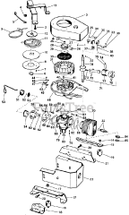Lawn-Boy 7210 - Lawn-Boy Walk-Behind Mower (SN: 000000001 - 099999999) (1960) Model C-60 Engine Parts List
