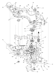 Ryobi 21AB454B034 - Ryobi Tiller (2004) Gear Case Assembly