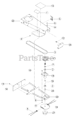 Bear Cat WT 160 T - Bear Cat Walk-Behind Trimmer with Tilt, 160cc Honda (SN: A05370 - A10061)