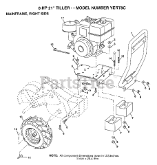 Electrolux/AYP YE RT8 C - Electrolux/AYP Tiller