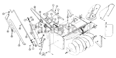 Toro 6-9131 - Toro 32" Snow Thrower Attachment (1973)