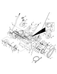 Cub Cadet 221 LHP (31AM2T6D756) - Cub Cadet 21" Snow Thrower (2011) Drive System &amp; Auger Assembly