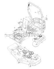 Husqvarna Z 560 (967678501-00) - Husqvarna 60" Zero-Turn Mower (2017-09) DECALS