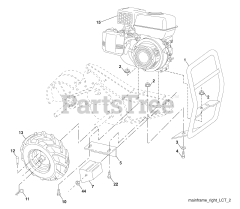 Husqvarna DRT 900 (960930008-02) - Husqvarna Rear-Tine Tiller (2009-04) Mainframe, Right Side