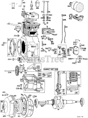 Briggs & Stratton 193401-0125-XX - Briggs & Stratton Horizontal Engine