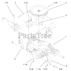 Toro 72045 (265-6) - Toro Lawn & Garden Tractor (SN: 079000001 - 079999999) (1997)