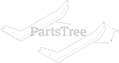 Toro 137-7608 - Toro Deck Ski Kit for Brush Cutter Deck Ski Assembly No. 137-7608