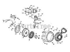 MTD 370-SUC - MTD Engine 370-SUC Starter Assembly &amp; Blower Housing