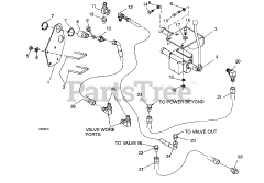 Cub Cadet 603 (590-603-100) - Cub Cadet Auxiliary Hydraulic Valve att Valve Kit