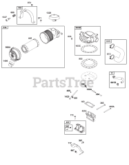 Briggs & Stratton 386447-0414-G1 - Briggs & Stratton Horizontal Engine