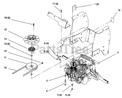 Toro 72042 (264-6) - Toro Yard Tractor (SN: 069000001 - 069999999) (1996) Hydro Transaxle