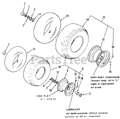 Toro 12-16BE02 (B-165) - Toro Lawn Tractor (1984)