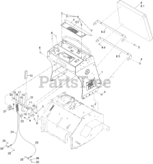 Exmark ZA3624 - Exmark 24" Z-Aerate Stand-On Aerator, Kohler CH440 (SN: 411294212 - 413950473) (Rev A) (2022)