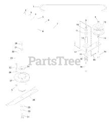 Gravely 888302 - Gravely 36" Multi-Mode Deck for Pro-Walk Mower (SN: 011000 & Above)