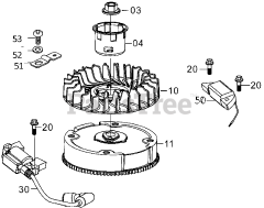 Subaru Robin EA190VS5010 (EA190V) - Subaru Robin Engine 700 Electric Device