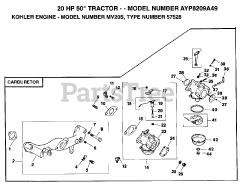 Electrolux/AYP AYP 8209 A49 - Electrolux/AYP Lawn Tractor (1994)