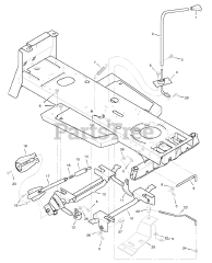 Murray 46380x50B - Murray 46" Garden Tractor (1998) Mower Housing Suspension