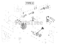 Weed Eater FL Plus LE - Weed Eater Featherlite String Trimmer, Type 2 Engine Assembly Type 2