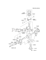 Kawasaki FE250D-BS01 - Kawasaki Engine PISTON/CRANKSHAFT