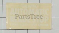 Snapper 7024072YP Decal Abs Pedal - image 1