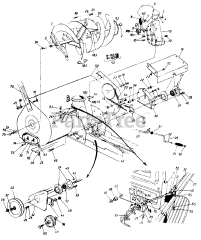 MTD 190-832 - MTD 40" Snow Thrower Assembly (1990)