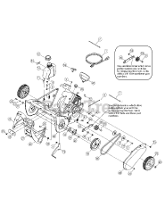Yard Machines 31A-240-762 - Yard Machines Snow Thrower (2005-2) (Lowes)