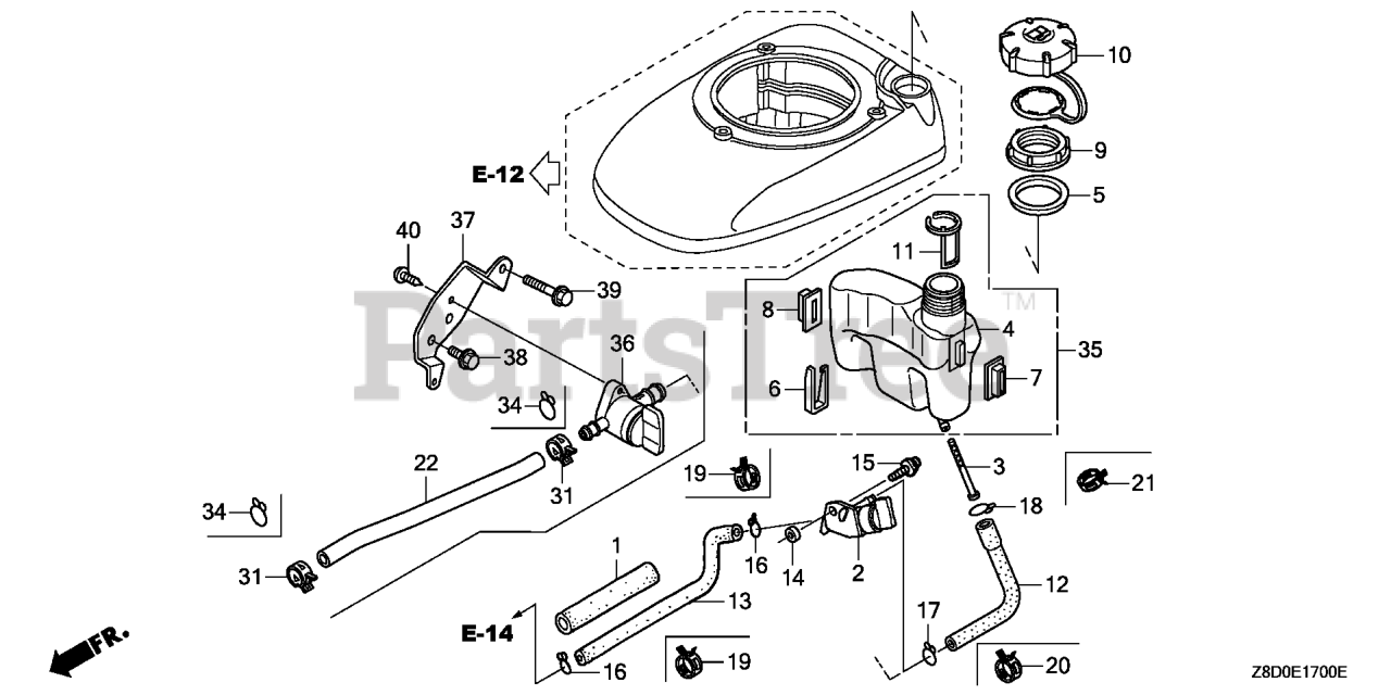 Honda GCV190 LA S3C (GJAAA) Honda Engine, Made in USA (SN GJAAA