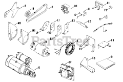 Kohler K662-33503 - Kohler K-Series Engine, Made for Miller Electric, 24hp, 17kW Electric Start - Pg. 11.1 0225004994